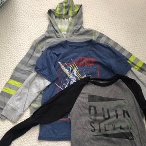 3 long sleeve boys t-shirts. Size 6